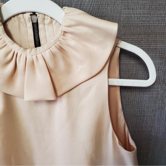 Philip Lim Peach Sleeveless Shift Dress Size 0 - Picture 4 of 11